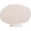 ΤΡΑΠΕΖΙ ΤΡΑΠΕΖΑΡΙΑΣ ΣΤΡΟΓΓΥΛΟ ΣΕΙΡΑ SANTORINI HM18055 MDF ΥΠΟΛΕΥΚΟ ΧΡΩΜΑ Φ77x76Υεκ.