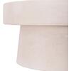 ΤΡΑΠΕΖΙ ΣΑΛΟΝΙΟΥ ΣΤΡΟΓΓΥΛΟ ΣΕΙΡΑ SANTORINI HM18050 MDF ΣΕ ΥΠΟΛΕΥΚΟ ΧΡΩΜΑ Φ80x35Υεκ.