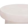 ΤΡΑΠΕΖΙ ΣΑΛΟΝΙΟΥ ΣΤΡΟΓΓΥΛΟ ΣΕΙΡΑ SANTORINI HM18050 MDF ΣΕ ΥΠΟΛΕΥΚΟ ΧΡΩΜΑ Φ80x35Υεκ.
