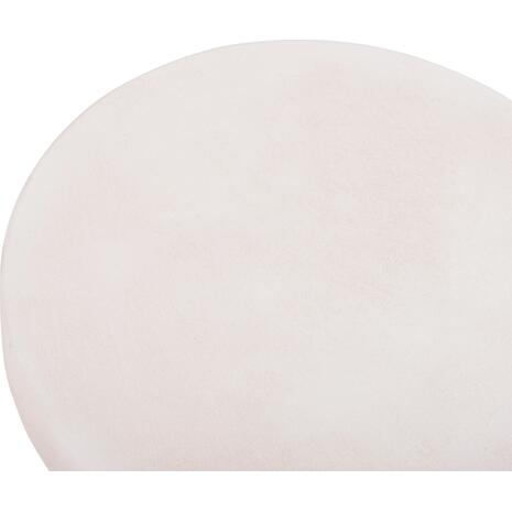 ΤΡΑΠΕΖΙ ΣΑΛΟΝΙΟΥ ΣΤΡΟΓΓΥΛΟ ΣΕΙΡΑ SANTORINI HM18050 MDF ΣΕ ΥΠΟΛΕΥΚΟ ΧΡΩΜΑ Φ80x35Υεκ.