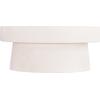 ΤΡΑΠΕΖΙ ΣΑΛΟΝΙΟΥ ΣΤΡΟΓΓΥΛΟ ΣΕΙΡΑ SANTORINI HM18050 MDF ΣΕ ΥΠΟΛΕΥΚΟ ΧΡΩΜΑ Φ80x35Υεκ.