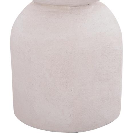 ΣΚΑΜΠΟ ΣΕΙΡΑ SANTORINI HM18041 ΠΟΛΥΡΗΤΙΝΗ ΣΕ ΥΠΟΛΕΥΚΟ Φ30,5x46Υεκ