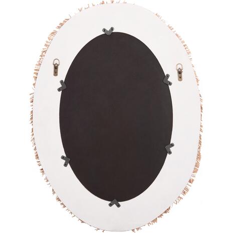 ΚΑΘΡΕΠΤΗΣ ΤΟΙΧΟΥ ΣΕΙΡΑ SANTORINI HM4528 MDF ΥΠΟΛΕΥΚΟ-ΔΙΑΚΟΣΜΗΣΗ ΣΕ ΜΠΕΖ 60x2x80Υεκ.
