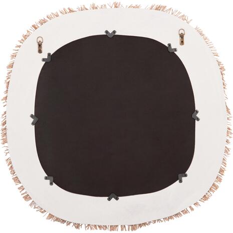 ΚΑΘΡΕΠΤΗΣ ΤΟΙΧΟΥ ΣΕΙΡΑ SANTORINI HM4527 MDF ΥΠΟΛΕΥΚΟ-ΔΙΑΚΟΣΜΗΣΗ ΣΕ ΜΠΕΖ 78x1,8x78Υεκ.