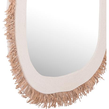 ΚΑΘΡΕΠΤΗΣ ΤΟΙΧΟΥ ΣΕΙΡΑ SANTORINI HM4527 MDF ΥΠΟΛΕΥΚΟ-ΔΙΑΚΟΣΜΗΣΗ ΣΕ ΜΠΕΖ 78x1,8x78Υεκ.