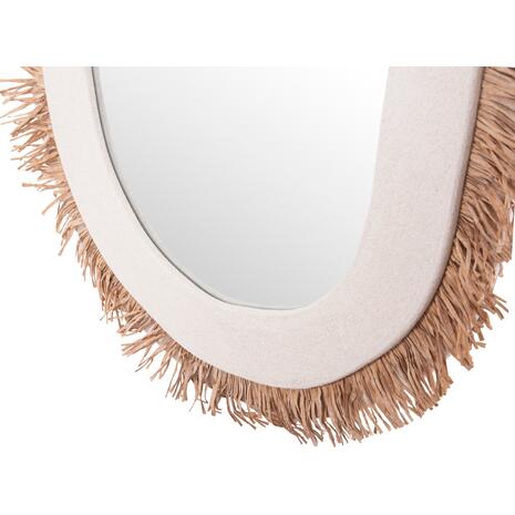 ΚΑΘΡΕΠΤΗΣ ΤΟΙΧΟΥ ΣΕΙΡΑ SANTORINI HM4526 MDF ΥΠΟΛΕΥΚΟ-ΔΙΑΚΟΣΜΗΣΗ ΣΕ ΜΠΕΖ 61x1,8x120Υεκ.