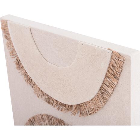 ΠΙΝΑΚΑΣ ΟΡΘΟΓΩΝΙΟΣ ΣΕΙΡΑ SANTORINI HM4535 MDF ΥΠΟΛΕΥΚΟ ΧΡΩΜΑ-ΔΙΑΚΟΣΜΗΣΗ ΜΠΕΖ 48x4,5(πάχος)x60Υεκ.