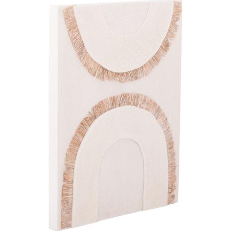 ΠΙΝΑΚΑΣ ΟΡΘΟΓΩΝΙΟΣ ΣΕΙΡΑ SANTORINI HM4535 MDF ΥΠΟΛΕΥΚΟ ΧΡΩΜΑ-ΔΙΑΚΟΣΜΗΣΗ ΜΠΕΖ 48x4,5(πάχος)x60Υεκ.