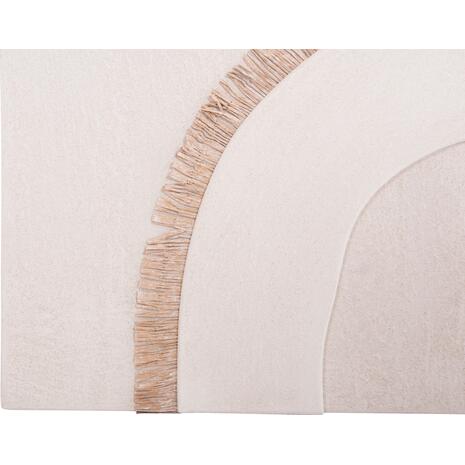 ΠΙΝΑΚΑΣ ΟΡΘΟΓΩΝΙΟΣ ΣΕΙΡΑ SANTORINI HM4534 MDF ΥΠΟΛΕΥΚΟ ΧΡΩΜΑ-ΔΙΑΚΟΣΜΗΣΗ ΜΠΕΖ 48x4,5(πάχος)x60Υεκ.