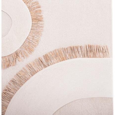 ΠΙΝΑΚΑΣ ΟΡΘΟΓΩΝΙΟΣ ΣΕΙΡΑ SANTORINI HM4534 MDF ΥΠΟΛΕΥΚΟ ΧΡΩΜΑ-ΔΙΑΚΟΣΜΗΣΗ ΜΠΕΖ 48x4,5(πάχος)x60Υεκ.
