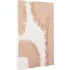 ΠΙΝΑΚΑΣ ΟΡΘΟΓΩΝΙΟΣ ΣΕΙΡΑ SANTORINI HM4533 MDF ΥΠΟΛΕΥΚΟ-ΚΑΦΕ-ΚΡΟΣΙΑ ΜΠΕΖ 60x4,5(πάχος)x80Υεκ
