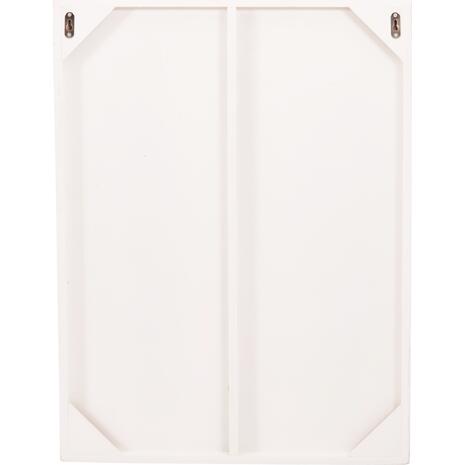 ΠΙΝΑΚΑΣ ΟΡΘΟΓΩΝΙΟΣ ΣΕΙΡΑ SANTORINI HM4510 MDF ΣΕ ΥΠΟΛΕΥΚΟ ΧΡΩΜΑ 60x4(πάχος)x80Υεκ.