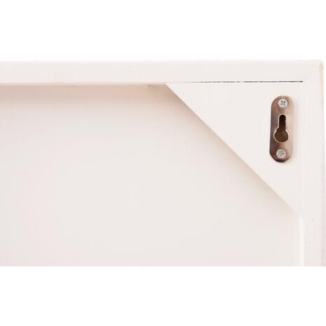 ΠΙΝΑΚΑΣ ΟΡΘΟΓΩΝΙΟΣ ΣΕΙΡΑ SANTORINI HM4509 MDF ΥΠΟΛΕΥΚΟ ΧΡΩΜΑ 60x4(πάχος)x80Υεκ.