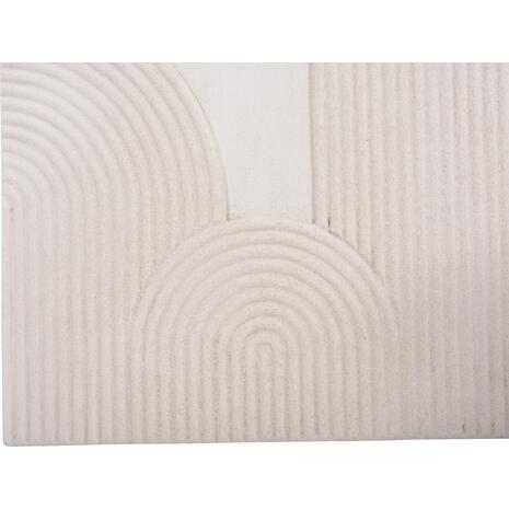 ΠΙΝΑΚΑΣ ΤΕΤΡΑΓΩΝΟΣ ΣΕΙΡΑ SANTORINI HM4517 MDF ΣΕ ΥΠΟΛΕΥΚΟ ΧΡΩΜΑ 80x4,5(πάχος)x80Υεκ.