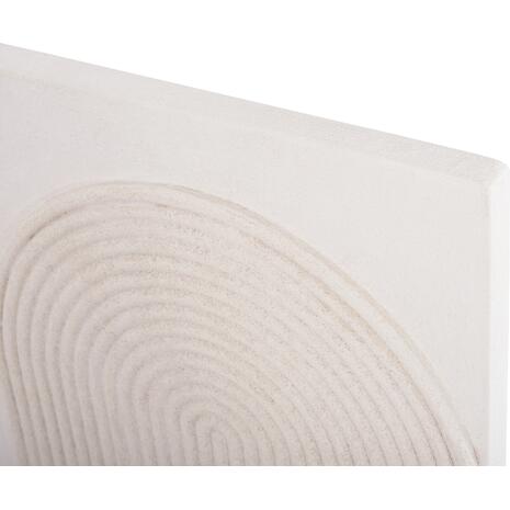 ΠΙΝΑΚΑΣ ΤΕΤΡΑΓΩΝΟΣ ΣΕΙΡΑ SANTORINI HM4517 MDF ΣΕ ΥΠΟΛΕΥΚΟ ΧΡΩΜΑ 80x4,5(πάχος)x80Υεκ.