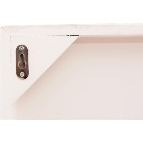 ΠΙΝΑΚΑΣ ΤΕΤΡΑΓΩΝΟΣ ΣΕΙΡΑ SANTORINI HM4516 MDF ΣΕ ΥΠΟΛΕΥΚΟ ΧΡΩΜΑ 80x4,5(πάχος)x80Υεκ.