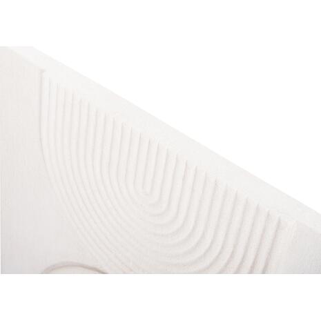 ΠΙΝΑΚΑΣ ΟΡΘΟΓΩΝΙΟΣ ΣΕΙΡΑ SANTORINI HM4523 MDF ΣΕ ΥΠΟΛΕΥΚΟ ΧΡΩΜΑ 60x4(πάχος)x80Υεκ.