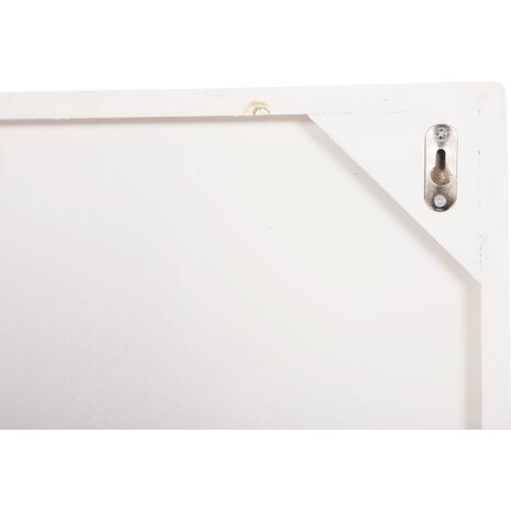 ΠΙΝΑΚΑΣ ΤΕΤΡΑΓΩΝΟΣ ΣΕΙΡΑ SANTORINI HM4519 MDF ΣΕ ΥΠΟΛΕΥΚΟ-ΚΑΦΕ ΧΡΩΜΑ 80x4(πάχος)x80Υεκ.