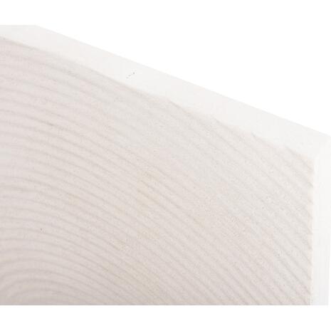 ΠΙΝΑΚΑΣ ΤΕΤΡΑΓΩΝΟΣ ΣΕΙΡΑ SANTORINI HM4519 MDF ΣΕ ΥΠΟΛΕΥΚΟ-ΚΑΦΕ ΧΡΩΜΑ 80x4(πάχος)x80Υεκ.