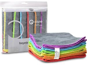 Πανάκια με μικροΐνες Cisne Bayeta Pro 36x38cm Γκρι (συσκευασία 6 τεμαχίων)