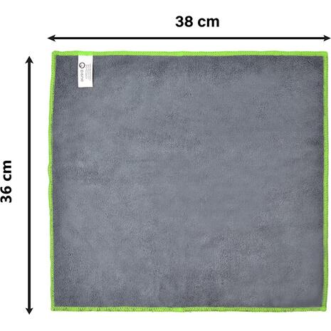 Πανάκια με μικροΐνες Cisne Bayeta Pro 36x38cm Γκρι (συσκευασία 6 τεμαχίων)
