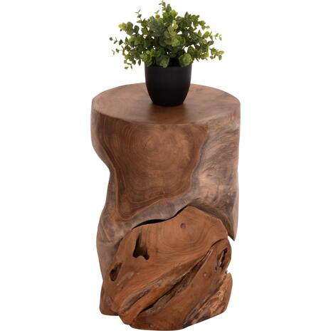 ΒΟΗΘΗΤΙΚΟ ΣΚΑΜΠΟ/ΤΡΑΠΕΖΑΚΙ STOMP HM9350.11 ΞΥΛΟ TEAK-ΦΥΣΙΚΟ Φ30x45Υεκ.