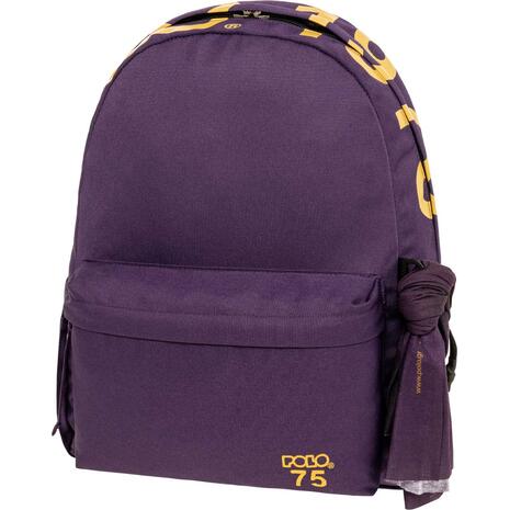 Tσάντα πλάτης 1+1 θέσεων Polo '75 scarf Purple-μωβ