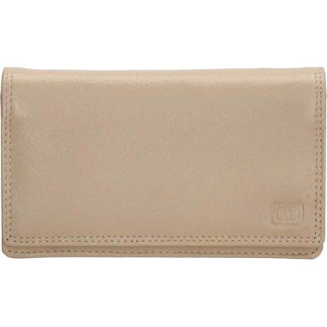Πορτοφόλι γυναικείο Double D FH- serie Portemonnee RFID Dugros Light taupe