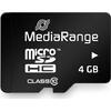 Κάρτα Μνήμης MediaRange MicroSDHC 4GB Class 10 με SD Αντάπτορα