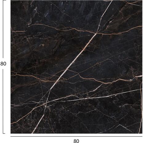 ΕΠΙΦΑΝΕΙΑ ΤΡΑΠΕΖΙΟΥ ΤΕΤΡΑΓΩΝΗ HPL HM5839.34 BLACK MARBLE 80x80εκ (σετ 2 τεμαχίων)