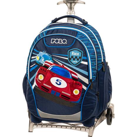 Τσάντα τρόλεϊ 3 θέσεων Polo Δημοτικού Reel Race car