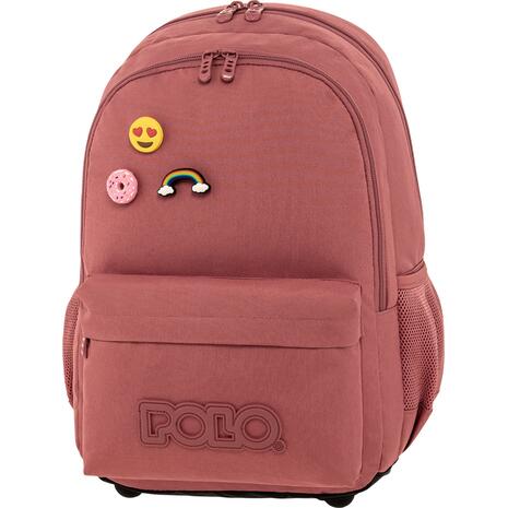 Τσάντα πλάτης 2+1 θέσεων Polo pins Pome Granade / Ροδί