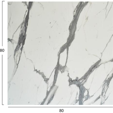 ΕΠΙΦΑΝΕΙΑ ΤΡΑΠΕΖΙΟΥ ΤΕΤΡΑΓΩΝΗ HPL HM5839.31 WHITE MARBLE 80x80εκ