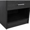 ΚΟΜΟΔΙΝΟ ΜΕ 1 ΣΥΡΤΑΡΙ LANEY ZEBRANO 45x35,5x47Υ εκ. HM2345.02