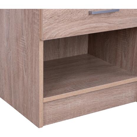 ΚΟΜΟΔΙΝΟ ΜΕ 1 ΣΥΡΤΑΡΙ LANEY SONAMA 45x35,5x47Υ εκ. HM2345.01