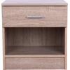ΚΟΜΟΔΙΝΟ ΜΕ 1 ΣΥΡΤΑΡΙ LANEY SONAMA 45x35,5x47Υ εκ. HM2345.01