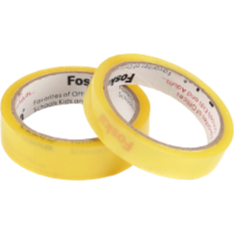 Κολλητική ταινία Fosca διάφανη 18mmx33mm 45mic