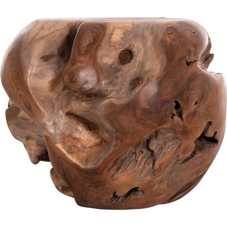 ΒΟΗΘΗΤΙΚΟ ΤΡΑΠΕΖΙ LOGGY HM18295 ΞΥΛΟ TEAK--ΦΥΣΙΚΟ 50x50x50Υεκ.