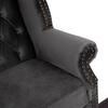 ΠΟΛΥΘΡΟΝΑ-ΜΠΕΡΖΕΡΑ ΓΚΡΙ ΒΕΛΟΥΔΟ T.CHESTERFIELD POLINA 83x75x107Yεκ.HM0053.10 (Γκρι)