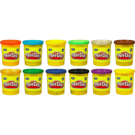 Play-Doh Μονό Βαζάκι 112gr σε διάφορα χρώματα  (B6756)