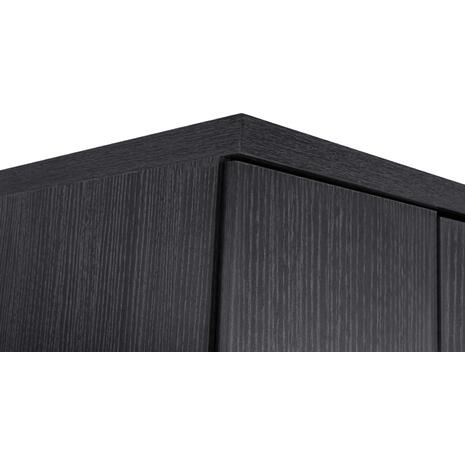 ΠΑΠΟΥΤΣΟΘΗΚΗ ΞΥΛΙΝΗ DAYANNA ΜΕ 6 ΡΑΦΙΑ 60X43X180.5εκ. ZEBRANO HM2379.01
