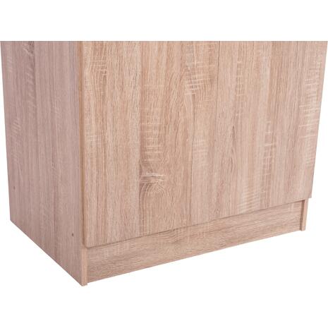 ΠΑΠΟΥΤΣΟΘΗΚΗ ΞΥΛΙΝΗ DAYANNA ΜΕ 6 ΡΑΦΙΑ 60X43X180.5εκ. SONAMA HM2379.02