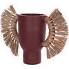 ΕΠΙΤΡΑΠΕΖΙΟ ΔΙΑΚΟΣΜΗΤΙΚΟ ΒΑΖΟ ALICA HM4668.06L ΒΥΣΣΙΝΙ ΤΕΡΑΚΟΤΑ & GRASS--64x22x38Υεκ