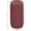 ΕΠΙΤΡΑΠΕΖΙΟ ΔΙΑΚΟΣΜΗΤΙΚΟ ΒΑΖΟ LENNOX HM4675.06S TΕΡΑΚΟΤΑ ΣΕ ΒΥΣΣΙΝΙ--Φ18x33Υεκ.
