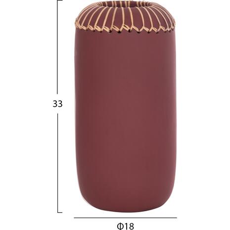 ΕΠΙΤΡΑΠΕΖΙΟ ΔΙΑΚΟΣΜΗΤΙΚΟ ΒΑΖΟ LENNOX HM4675.06S TΕΡΑΚΟΤΑ ΣΕ ΒΥΣΣΙΝΙ--Φ18x33Υεκ.