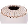 ΕΠΙΤΡΑΠΕΖΙΟ ΔΙΑΚΟΣΜΗΤΙΚΟ ΒΑΖΟ LENNOX HM4675.02L TΕΡΑΚΟΤΑ ΣΕ ΛΕΥΚΟ--Φ22x20Υεκ.