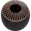 ΕΠΙΤΡΑΠΕΖΙΟ ΔΙΑΚΟΣΜΗΤΙΚΟ ΒΑΖΟ LENNOX HM4675.01L TΕΡΑΚΟΤΑ ΣΕ ΜΑΥΡΟ--Φ22x20Υεκ.