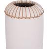 ΕΠΙΤΡΑΠΕΖΙΟ ΔΙΑΚΟΣΜΗΤΙΚΟ ΒΑΖΟ LENNOX HM4675.02S TΕΡΑΚΟΤΑ ΣΕ ΛΕΥΚΟ--Φ18x33Υεκ.