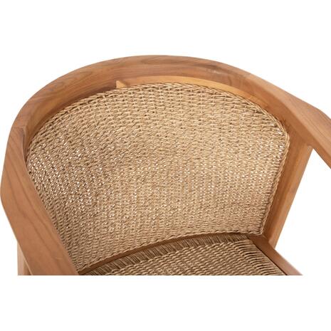 ΠΟΛΥΘΡΟΝΑ ΤΡΑΠΕΖΑΡΙΑΣ RENLY HM18239 ΞΥΛΟ ΤΕΑΚ ΦΥΣΙΚΟ-ΣΧΟΙΝΙ VIRO 60x59x82Υεκ.