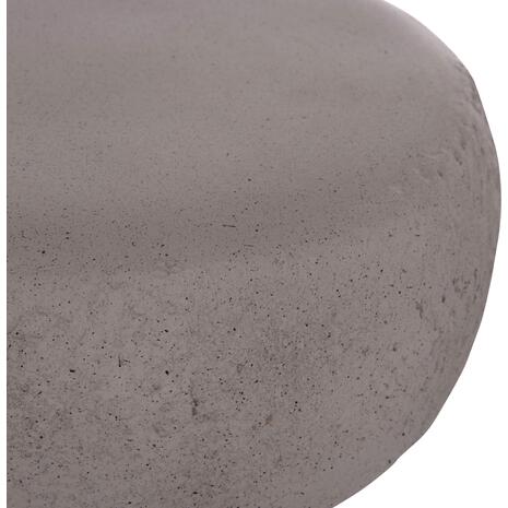 ΣΚΑΜΠΟ ΣΤΡΟΓΓΥΛΟ INTERON HM18171.03 FIBER CEMENT ΣΕ ΓΚΡΙ--Φ34x39Υεκ.